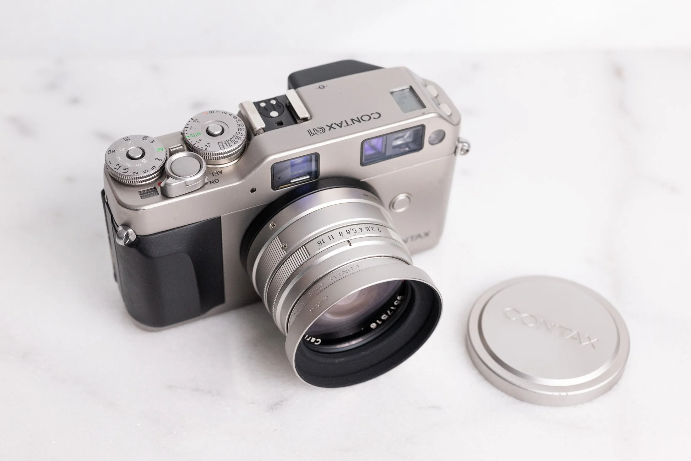 Contax G1 35mm Film Rangefinder Camera With Carl Zeiss Planar 45mm